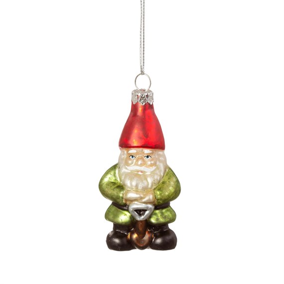 Garden Gnome Shaped Bauble