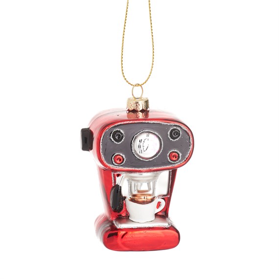 Coffee Machine Shaped Bauble