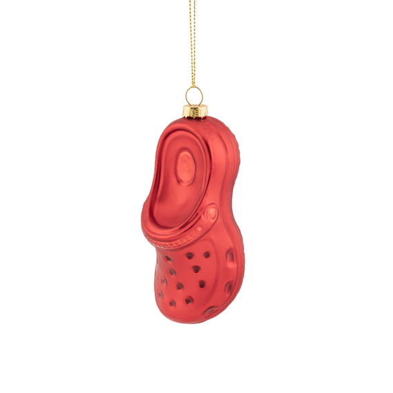 Red Clog Shaped Bauble