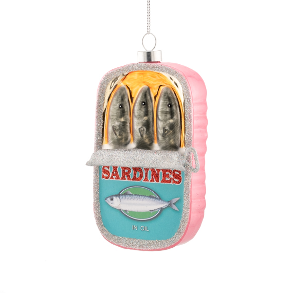 Can of Sardines Shaped Bauble