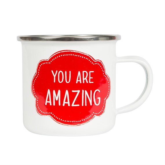You Are Amazing Enamel Mug
