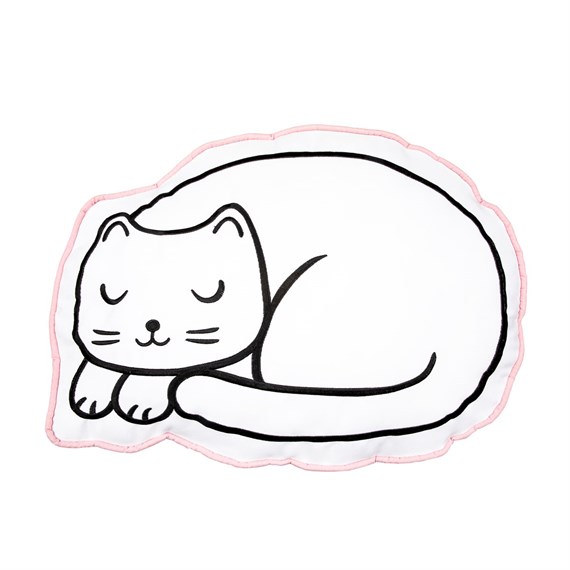 Cutie Cat Nap Time Decorative Cushion