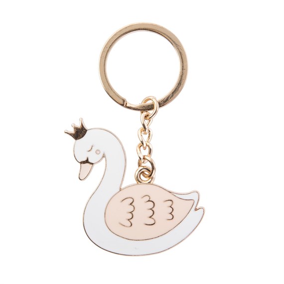 Freya Swan Enamel Keyring