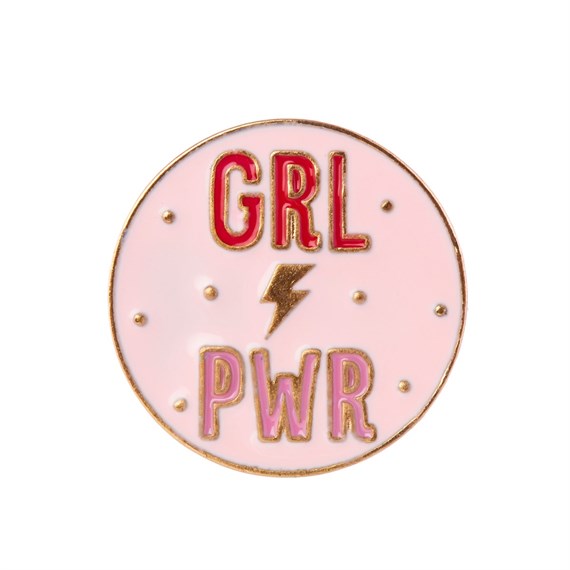 Girl Power Pin Fashion Accessory