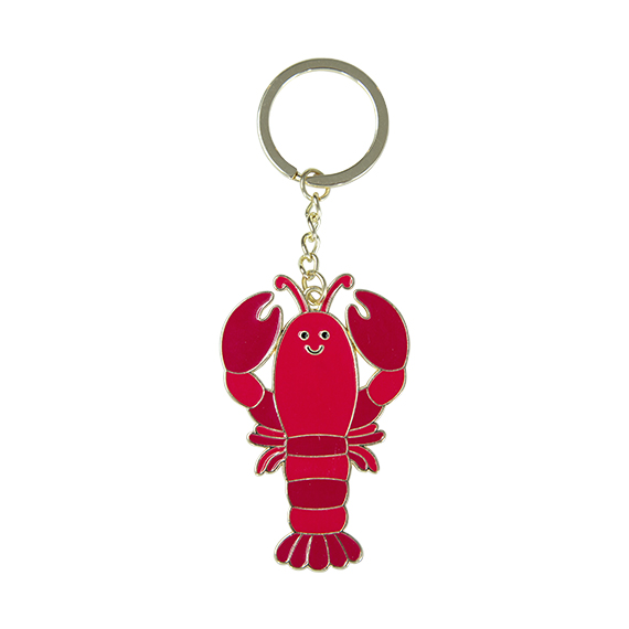 Lobster Enamel Keyring
