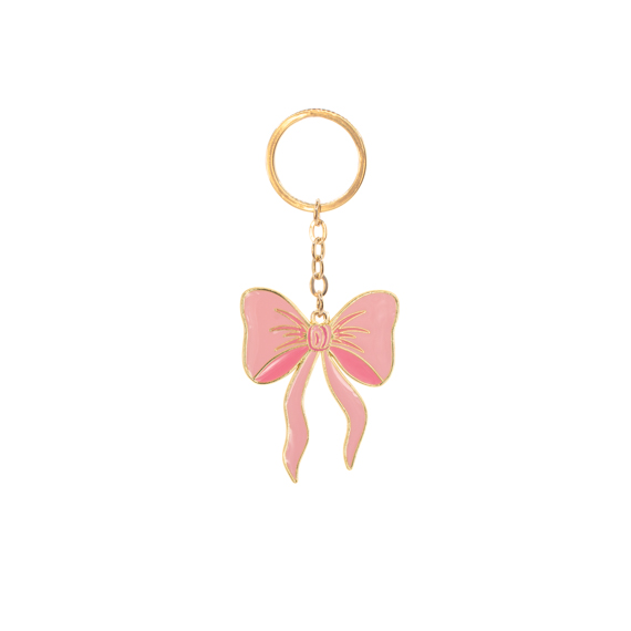 Bow Enamel Keyring