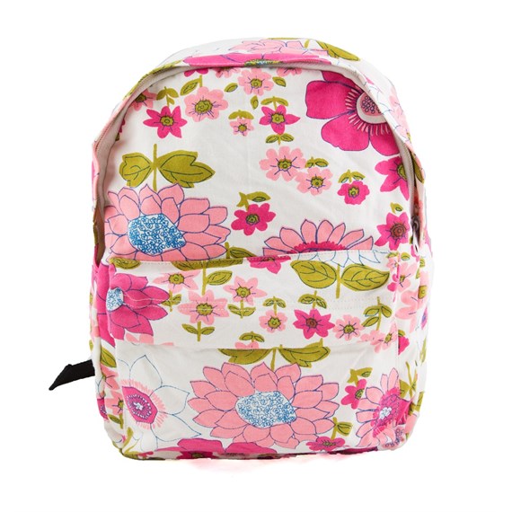 Pink Hawaii Flowers Kids Backpack