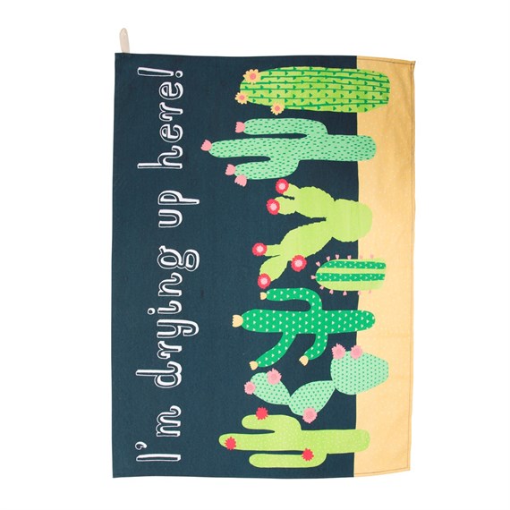 Colourful Cactus Tea Towel