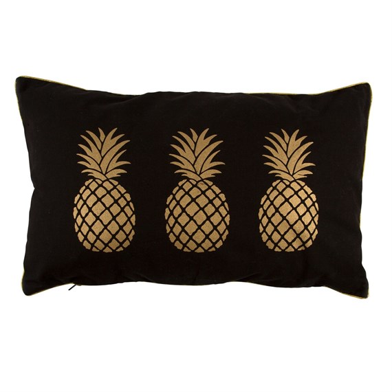 Gold Pineapple Cushion with Inner