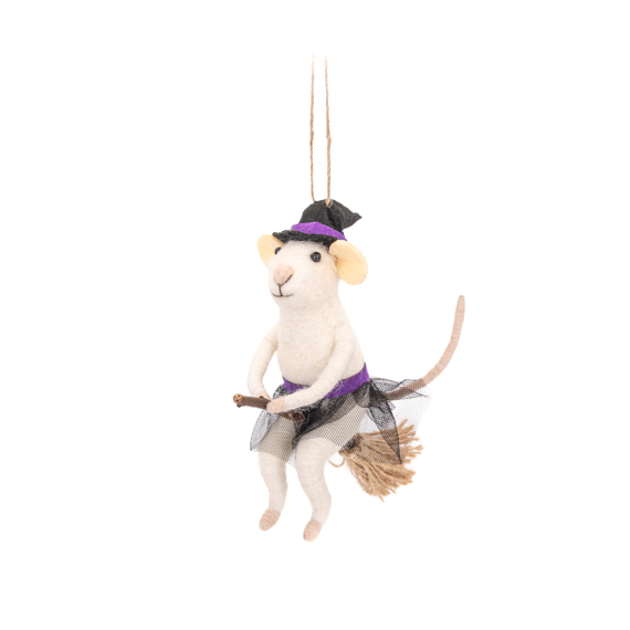 Mouse on a Broomstick