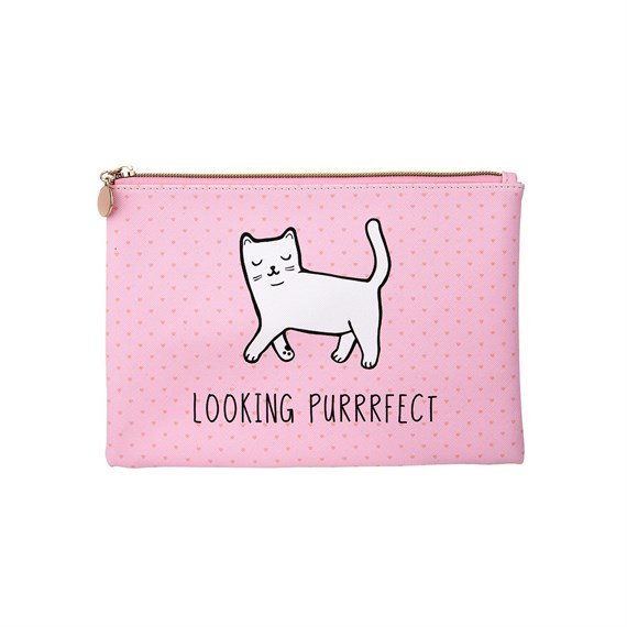 Cutie Cat  Looking Purrrfect Pouch