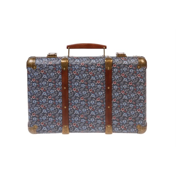 Vintage Floral Suitcase - Iris