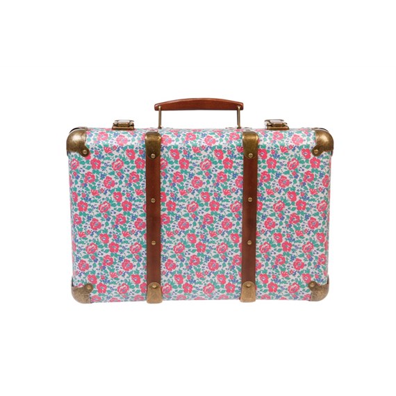 Vintage Floral Suitcase - Poppy