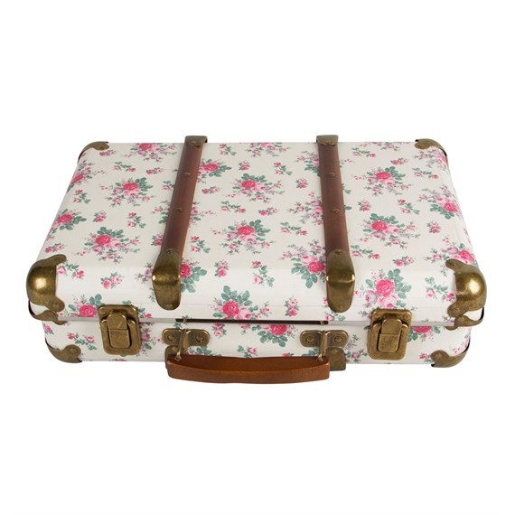 Vintage Floral Lady Jeanne Suitcase