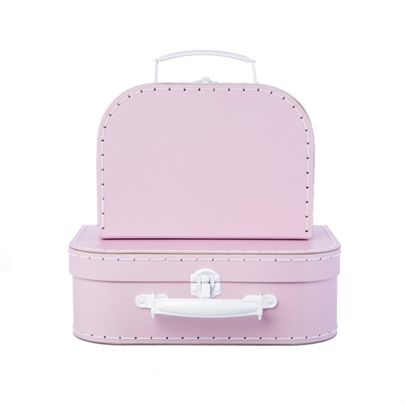 Pastel Pink Suitcases - Set of 2