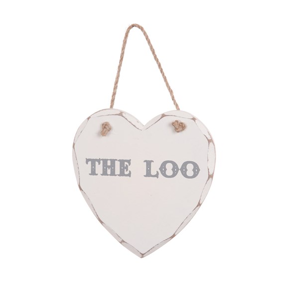 The Loo Heart Plaque
