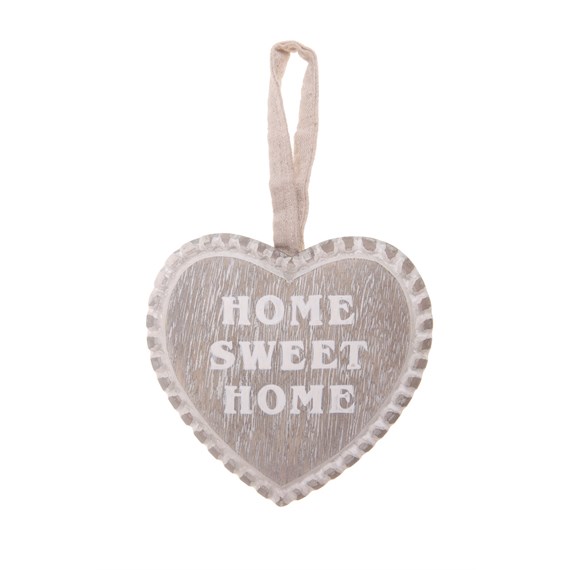 Home Sweet Home Country Heart Plaque