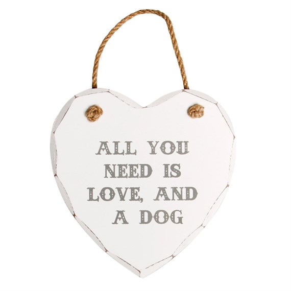 All You Need is Love & a Dog Heart Plaque