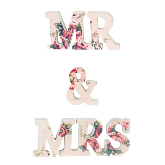 Mr & Mrs Floral Lady Antoinette Letter