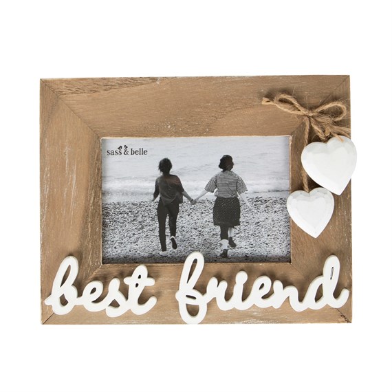 Ashley Farmhouse Best Friend Standing Photo Frame