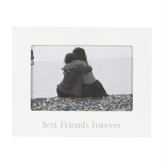 Best Friends Forever Photo Frame White
