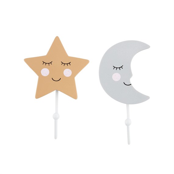 Sweet Dreams Moon & Star Hook Assorted