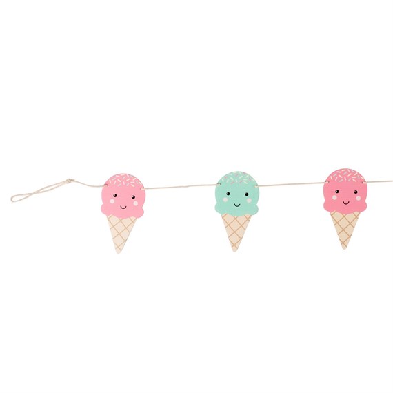 Happy Ice Cream Bunting