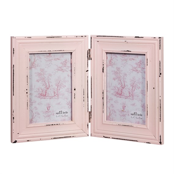 Delilah Double Photo Frame Pink