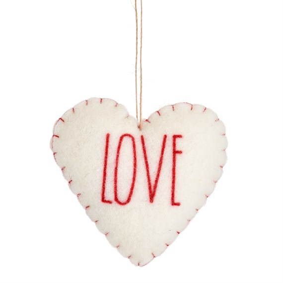 Love Felt Hanging Decoration