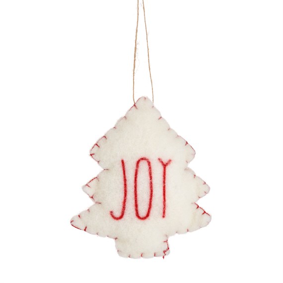 Joy Felt Hanging Decoration