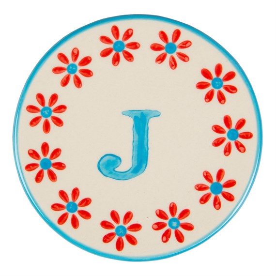 Bohemian Coaster Letter J