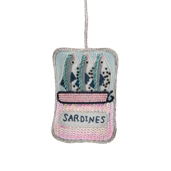 Sardine Tin Zari Decoration