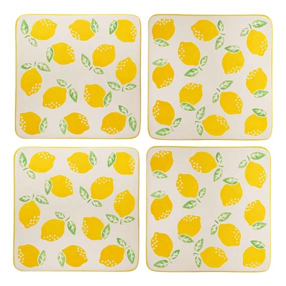 Lemon Coaster - Set of 4