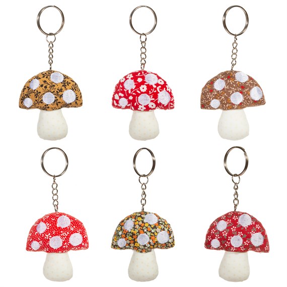 Mushroom Keyring Assorted