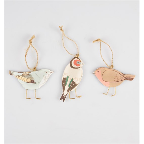British Birds Hanging Decoration Assorted