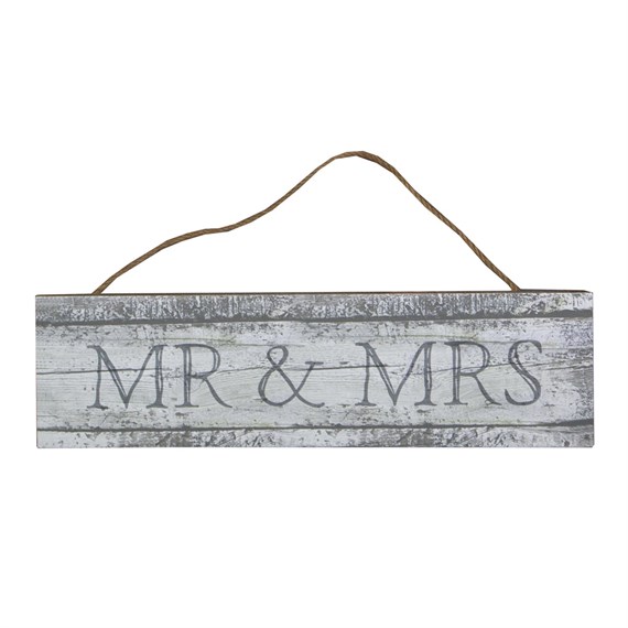 Coastal Chic Mr & Mrs Hanging Sign
