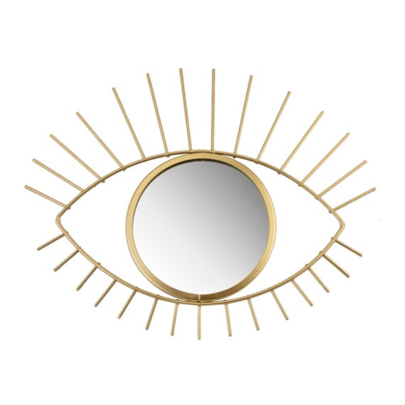Gold Tribal Eye See You Mirror