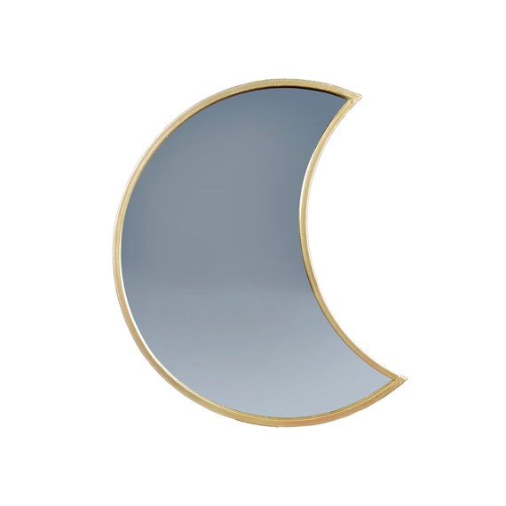 Crescent Moon Gold Mirror