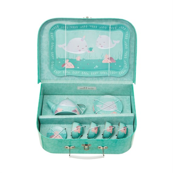 Alma Narwhal Kids' Tea Set