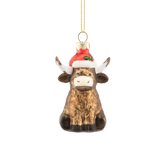 Highland Cow Shaped Bauble