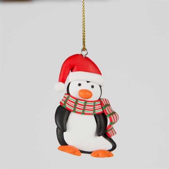 Clive the Cosy Penguin Hanging Decoration