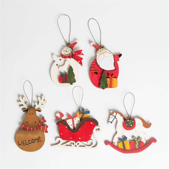 Christmas Character Decoration Assorted
