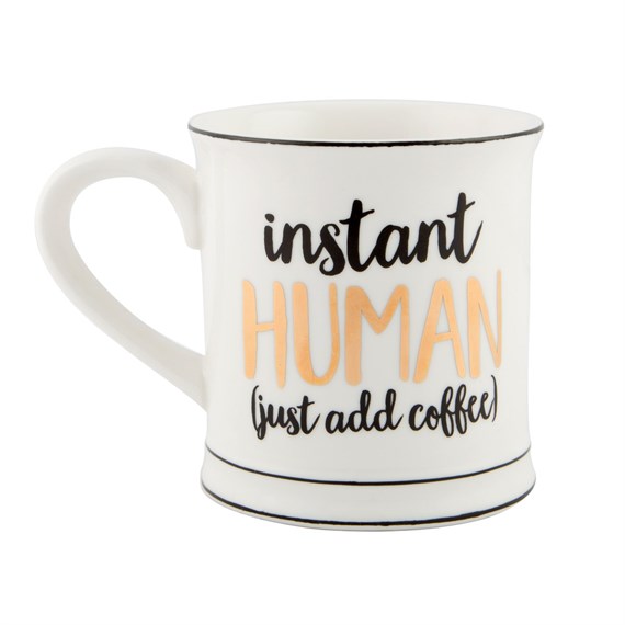 Metallic Monochrome Instant Human Mug