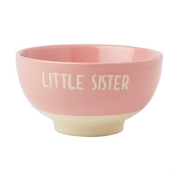 Little Sister Cereal Bowl Pink