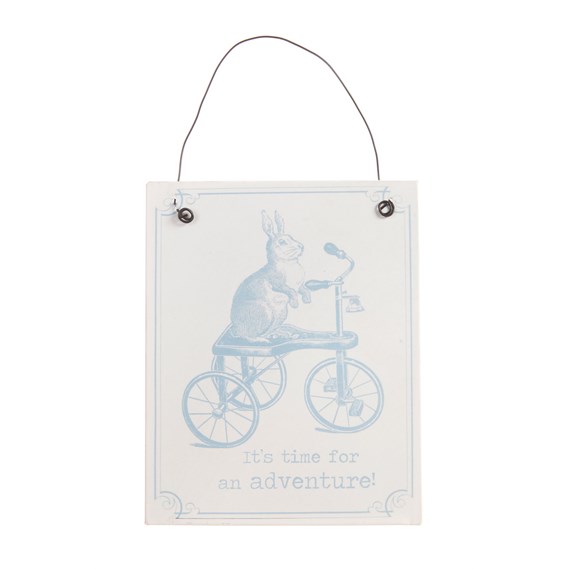 It's Time for an Adventure Hare Plaque
