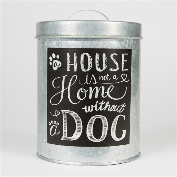 Dog Home Chalkboard Style Pet Food Storage