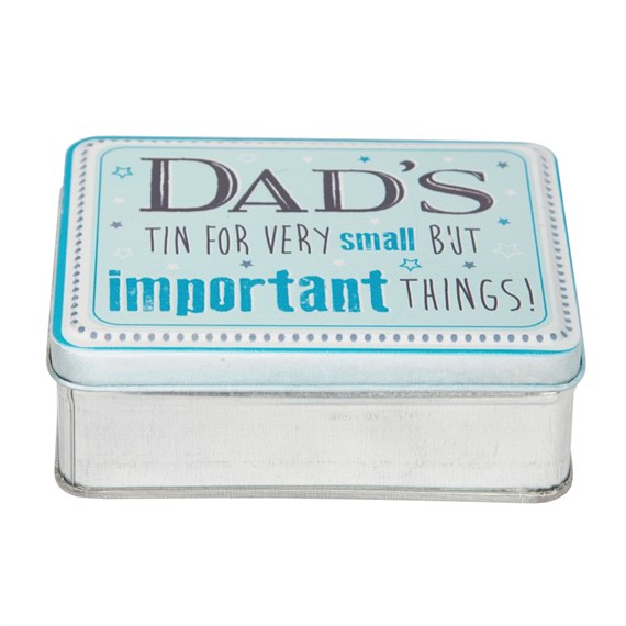 Dad's Important Things Storage Tin