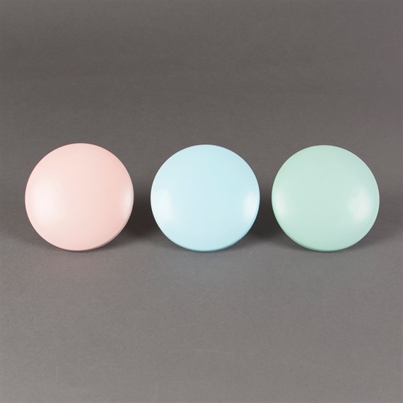 Pastel Round Wall Hook Assorted - Small