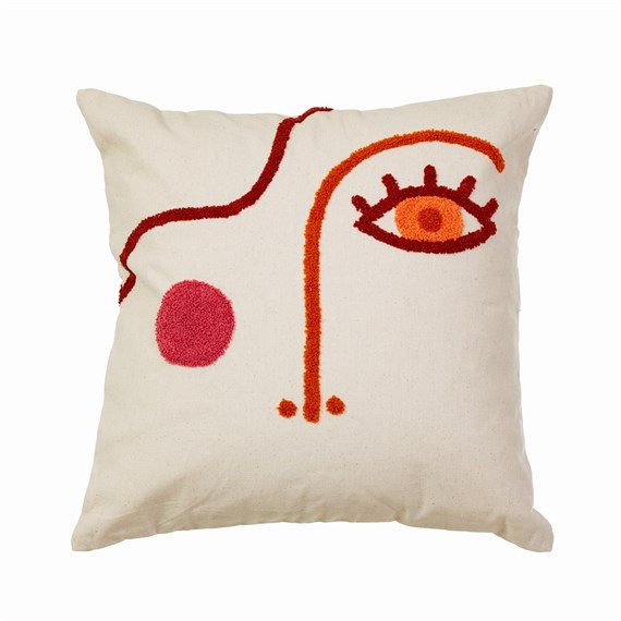 Tufted Face Cushion Cover