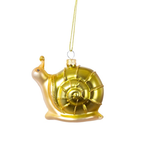 Garden Snail Shaped Bauble